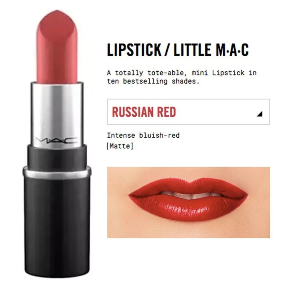 MAC RUSSIAN RED Lipstick mini new Iconic! last one